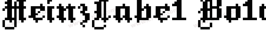 HeinzLabe1 Bo1d字体转换